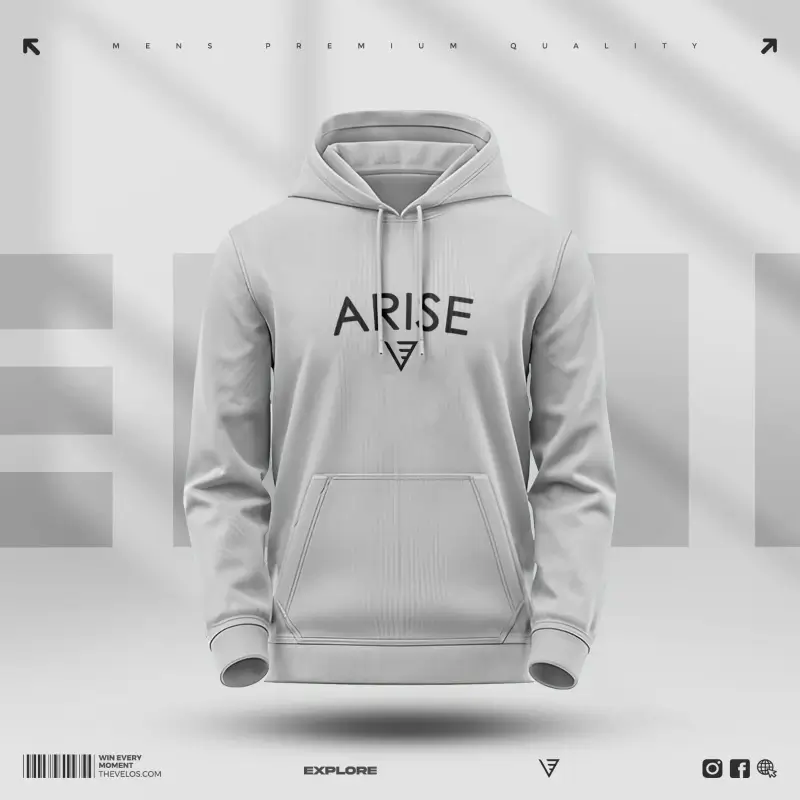 Ash Colour Hoodie