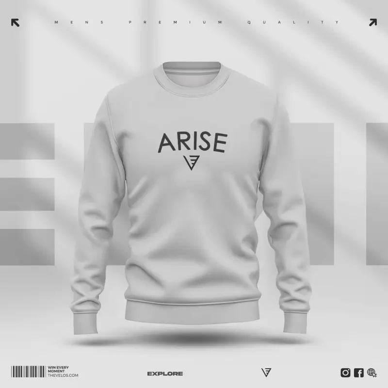 Ash Colour Sweatshirt