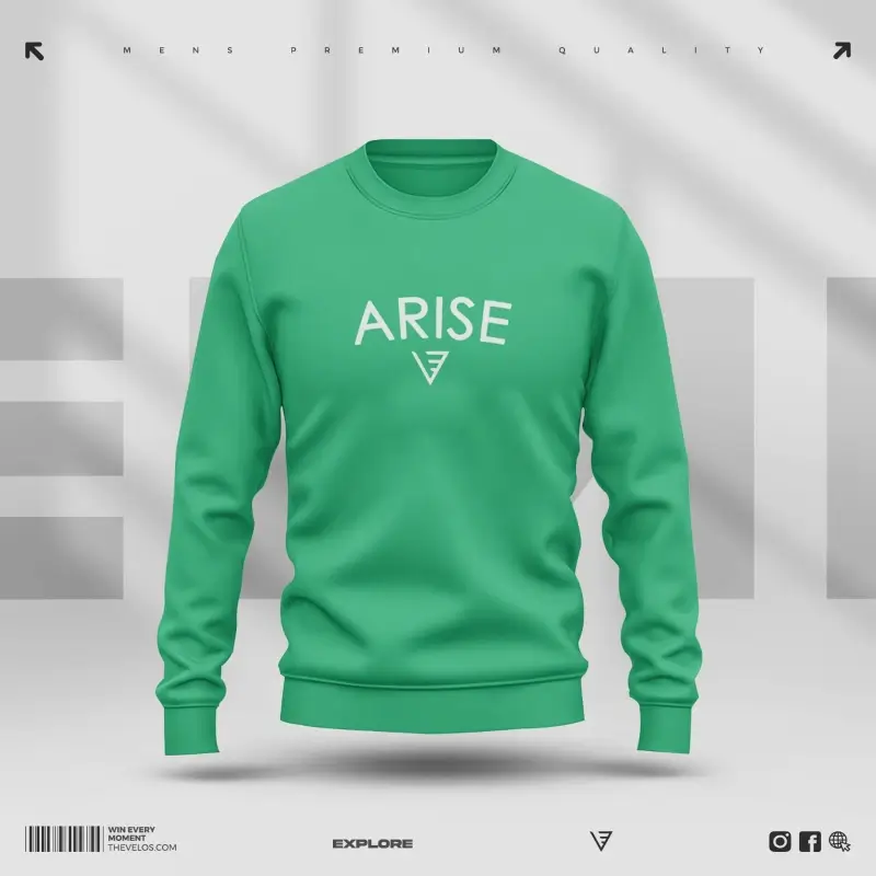 Green Colour Sweatshirt